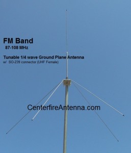 Tunable 87-108 MHz FM Band Broadcast Antenna – Base and Mobile Antenna ...